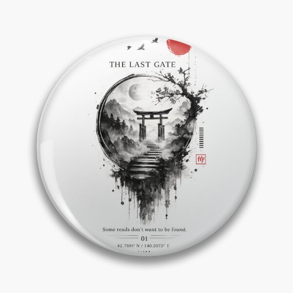 Item preview, The Last Gate | Japanese Zen Minimalist Streetwear Design designed and sold by PradeepArko.