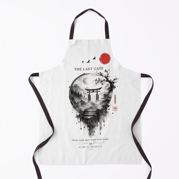 Item preview, The Last Gate | Japanese Zen Minimalist Streetwear Design designed and sold by PradeepArko.