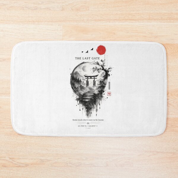Item preview, The Last Gate | Japanese Zen Minimalist Streetwear Design designed and sold by PradeepArko.