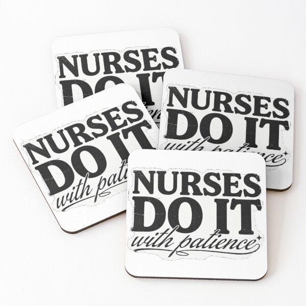 Item preview, Nurses Do It With Patience Funny Nurse T-Shirt Gift designed and sold by Urbancraftup.
