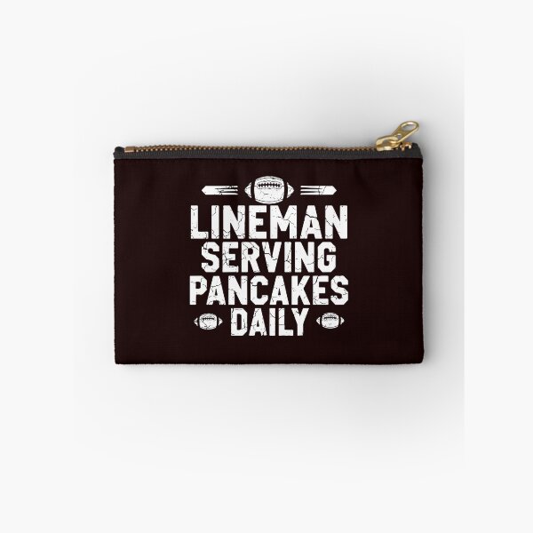 Item preview, Lineman Serving Pancakes Daily Football Player Fan designed and sold by PopStars1993.