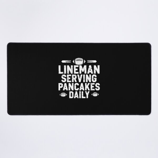 Item preview, Lineman Serving Pancakes Daily Football Player Fan designed and sold by PopStars1993.