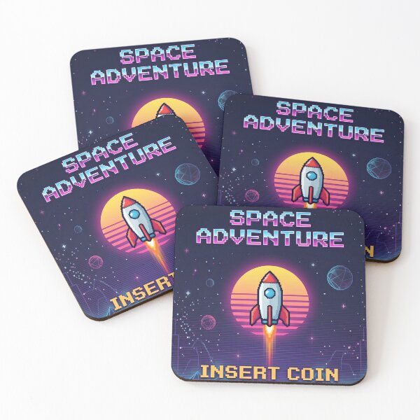 Item preview, Space Adventure Retro Arcade Pixel Art designed and sold by PhotoWoman.