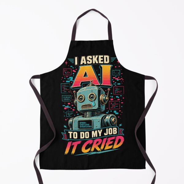Item preview, Funny AI Job Takeover Sarcastic Humor designed and sold by SpeakingPrint2.