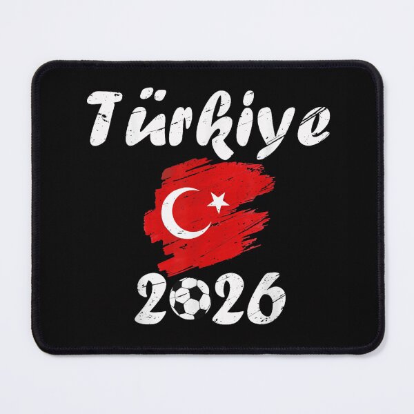 Item preview, Turkiye 2026 Soccer Football Championship Turkish Flag Distressed Fan Design designed and sold by LanoraDamie.
