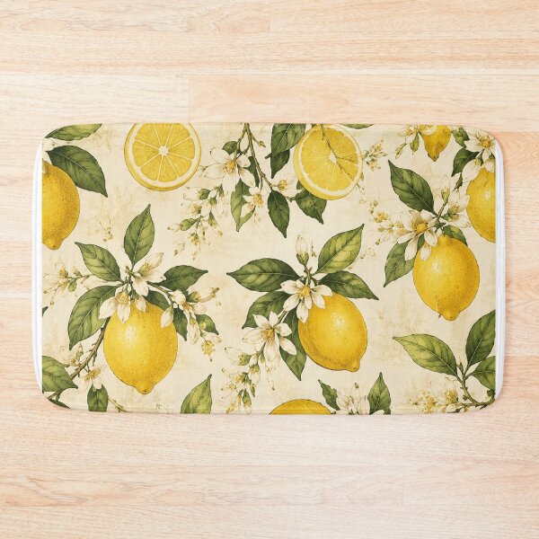 Item preview, Yellow Lemon Pattern. Fresh Citrus Repeat Print for Summer Lovers designed and sold by littlestore.