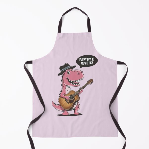 Item preview, Pink Guitar Dinosaur - World Music Day designed and sold by Art-Arcade6.