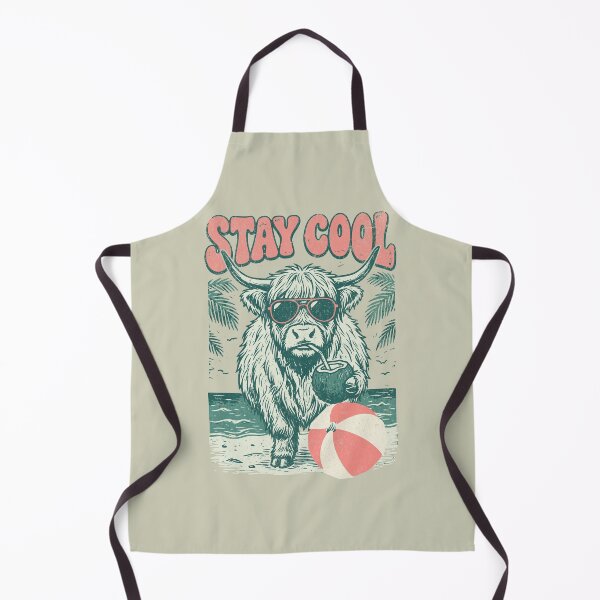 Item preview, Cool Highland Cow Tropical Beach Vacation designed and sold by AwesomeBeyondLimits.