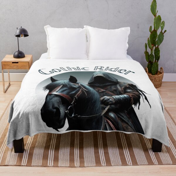 Item preview, Gothic Rider Dark Medieval Knight Horse Fantasy Warrior Vintage Design designed and sold by DrimitStore.
