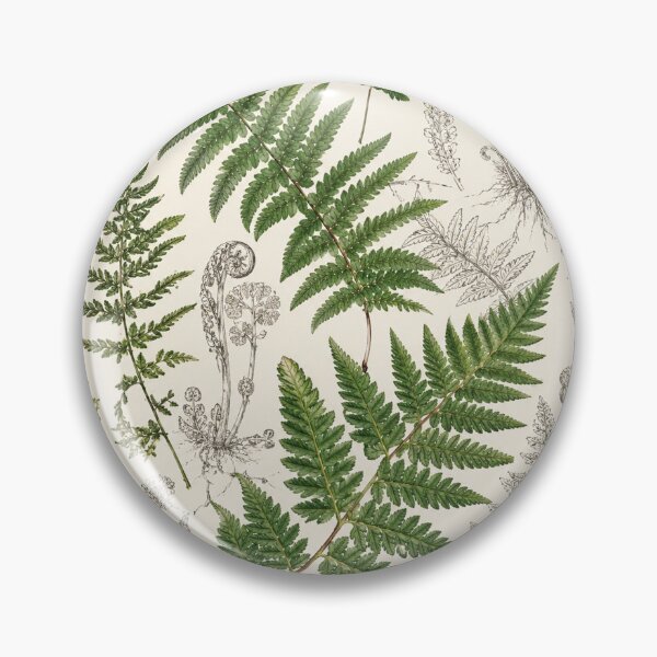 Item preview, Botanical Fern Illustration Pattern designed and sold by Owcomm.