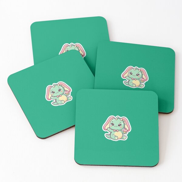Item preview, Cute Kawaii Pastel Dragon Sticker - Aesthetic Japanese Chibi Dino Art designed and sold by Arte Para Rebaja.