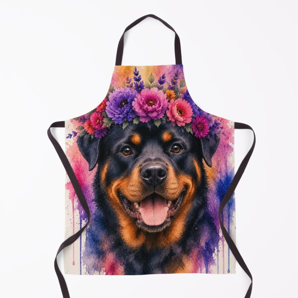 Item preview, Floral Rottweiler designed and sold by Weird & wonderful .