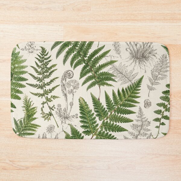 Item preview, Botanical Fern Illustration Pattern designed and sold by Owcomm.