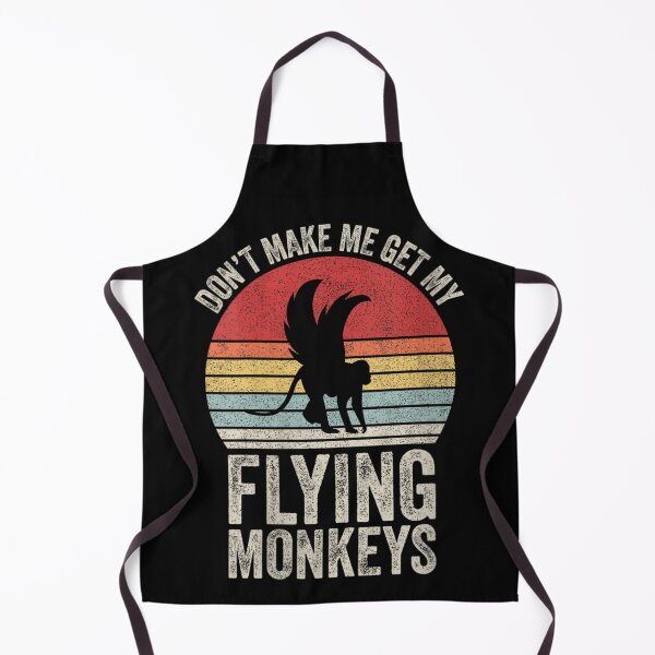 Item preview, Dont Make Me Get My Flying Monkeys Retro Sunset Distressed Graphic designed and sold by ShavonRistorin.
