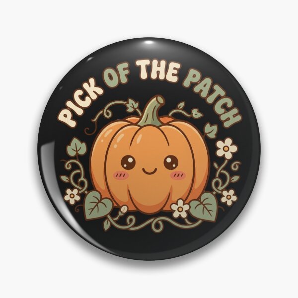 Item preview, Pick Of The Patch Cute Kawaii Pumpkin Floral Fall Autumn Baby Toddler Design designed and sold by ASfindsStore.