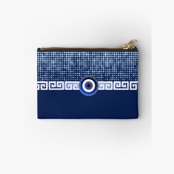 Item preview, Mati Evil Eye Drops Greek Key Yiorgos Collection designed and sold by Yiorgos Designs.