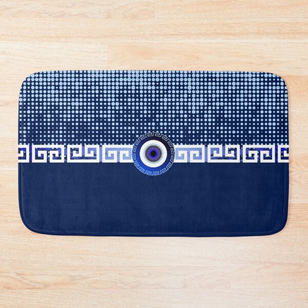 Item preview, Mati Evil Eye Drops Greek Key Yiorgos Collection designed and sold by Yiorgos Designs.