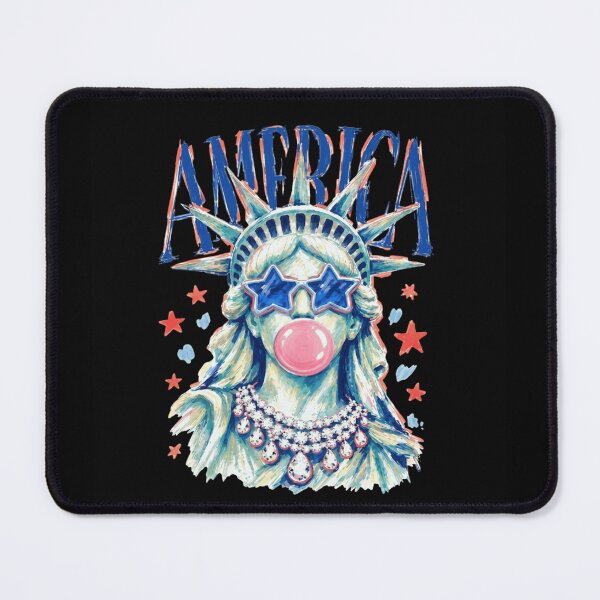 Item preview, 4th Of July Patriotic Statue Of Liberty Star Sunglasses Bubblegum Art designed and sold by ShavonRistorin.