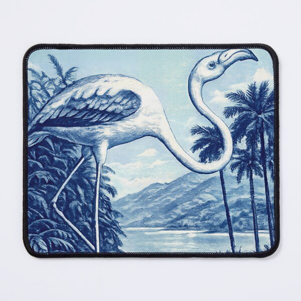 Item preview, Vintage Haiti Flamingo Stamp – Tropical Bird Philately Art designed and sold by Schulz Lightprint Studio.