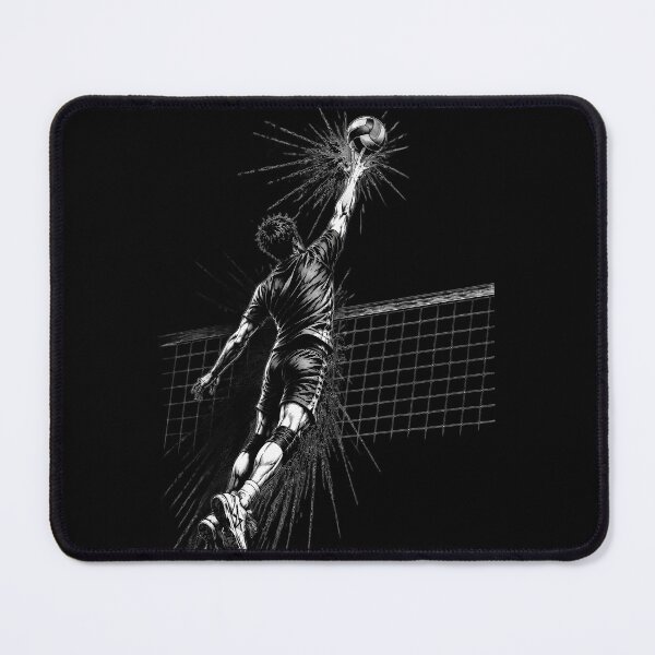 Item preview, Volleyball Tip Over Block - Ink Art Volleyball Design designed and sold by NorthRally.