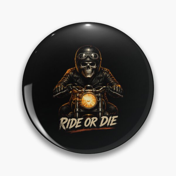 Item preview, Ride or Die Biker Skull - Vintage Motorcycle Leather Jacket Art designed and sold by Shiv-Shop9494.