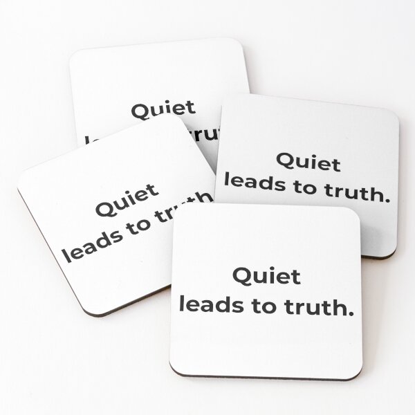 Item preview, Quiet leads to truth. designed and sold by MPSTUDIOPL.