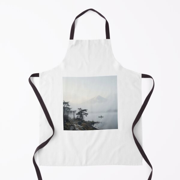 Item preview, Mount Fuji in Morning Haze | Japanese Wabi-Sabi Art | Zen Landscape Minimalist Print designed and sold by KUZU-NOHA.