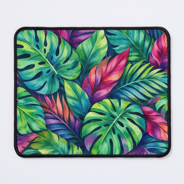 Item preview, Vibrant Tropical Leaf Pattern designed and sold by Owcomm.