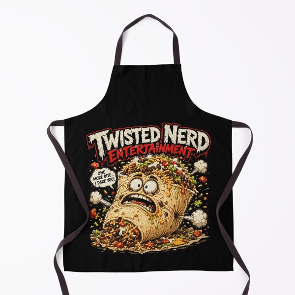 Item preview, Funny Angry Spicy Burrito Monster Wrapped Up With One More Bite Dare designed and sold by TrevorCantela.