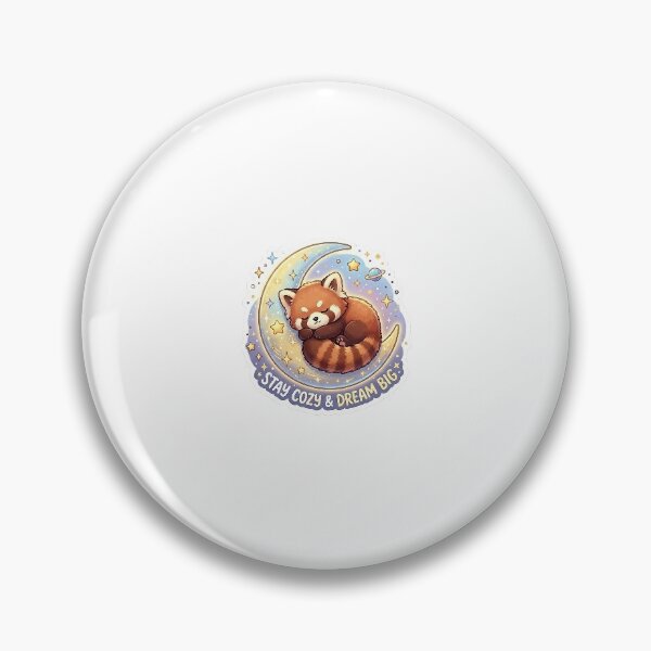 Item preview, Stay Cozy and Dream Big Red Panda designed and sold by fact-stick.