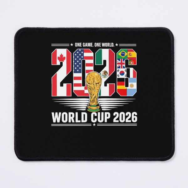 Item preview, World Cup 2026 One Game One World Soccer Design designed and sold by issan-exe.
