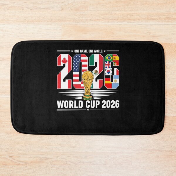 Item preview, World Cup 2026 One Game One World Soccer Design designed and sold by issan-exe.
