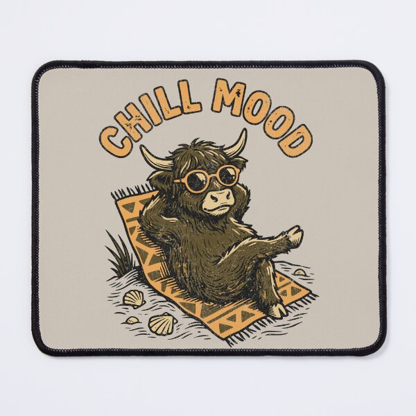 Item preview, Chill Highland Cow On Sunny Beach designed and sold by AwesomeBeyondLimits.