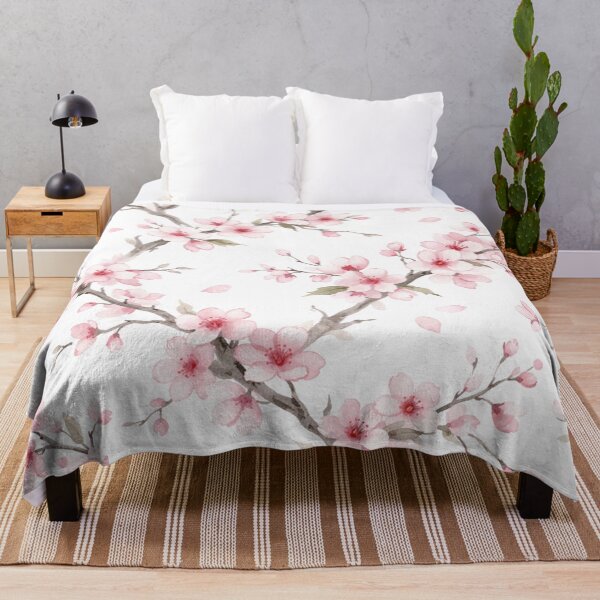 Item preview, Delicate Cherry Blossom Watercolor Pattern designed and sold by Owcomm.