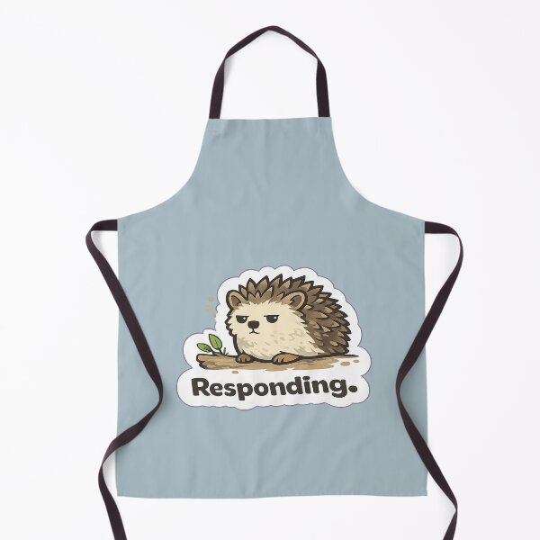 Item preview, Responding. Hedgehog Meme | Deadpan Animal Sticker Design designed and sold by BabyStark.
