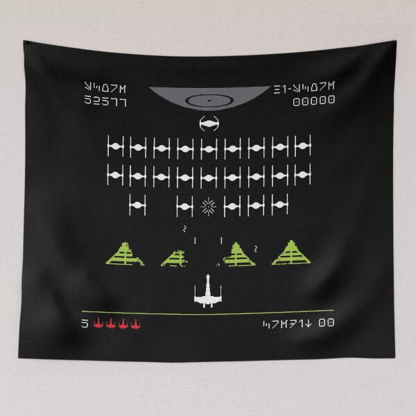 Item preview, Star Wars Space Invaders - Aurebesh designed and sold by The Common Tee.
