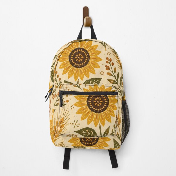 Item preview, Golden Sunflowers and Wheat Harvest Pattern designed and sold by Owcomm.