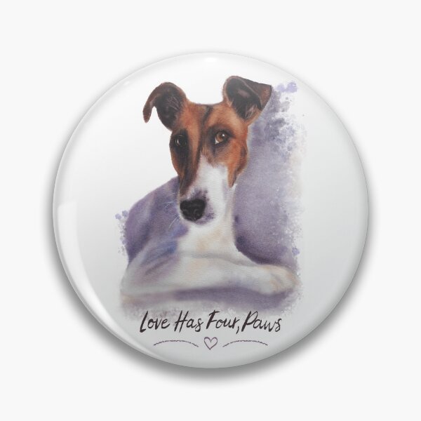 Item preview, Love Has Four Paws Dog Lover Gift Cute Watercolor Pet Art designed and sold by olenapetol.