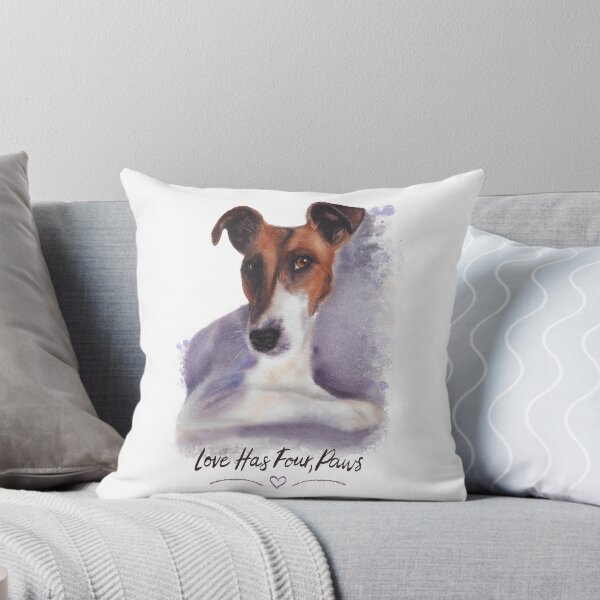 Item preview, Love Has Four Paws Dog Lover Gift Cute Watercolor Pet Art designed and sold by olenapetol.