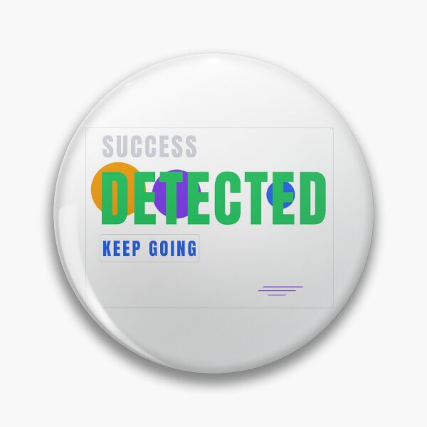Item preview, Success Detected – Positive Tech Typography Design designed and sold by HeartAndArtShop.