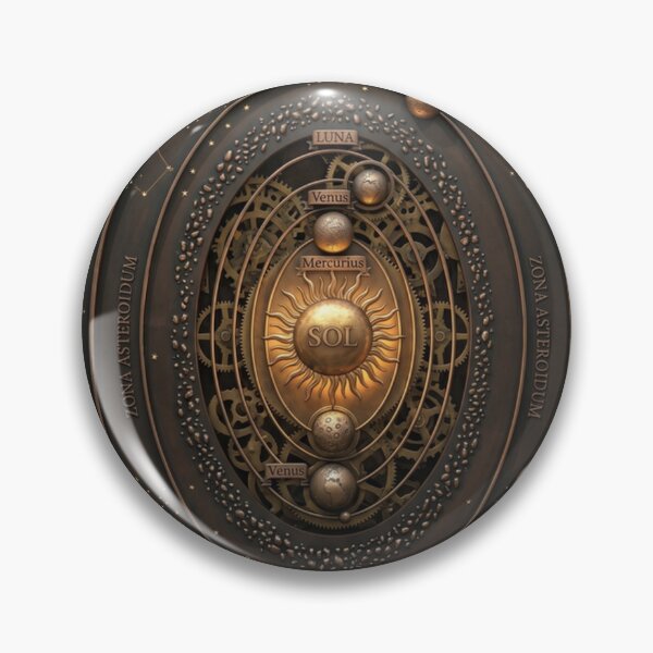 Item preview, Vintage Heliocentric Solar System Clockwork Map designed and sold by PhotoWoman.