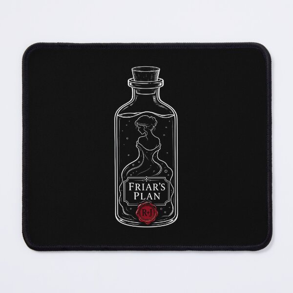Item preview, Romeo and Juliet Friars Plan Potion Bottle Line Art designed and sold by Fenay Designs.