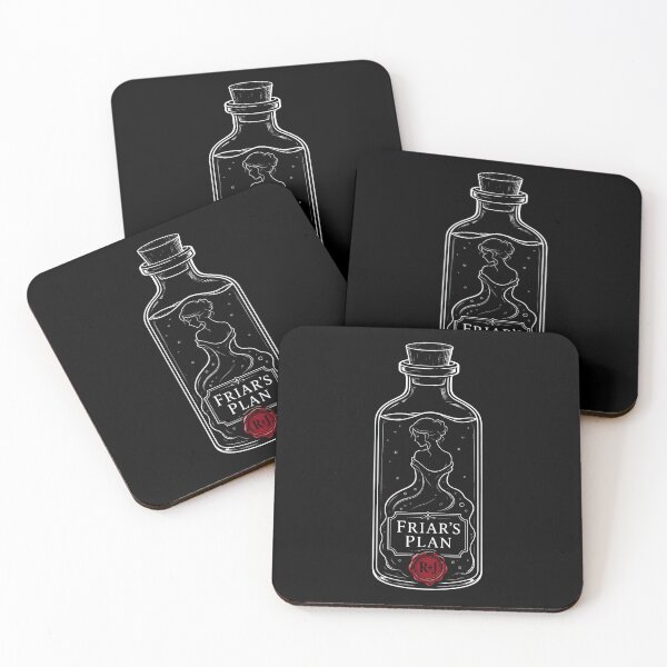 Item preview, Romeo and Juliet Friars Plan Potion Bottle Line Art designed and sold by Fenay Designs.