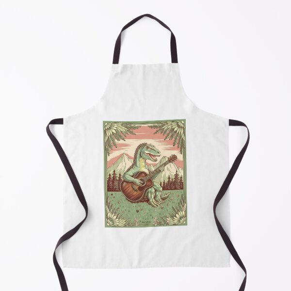 Item preview, Dinosaur with Acoustic Guitar - International Music Day designed and sold by Art-Arcade6.