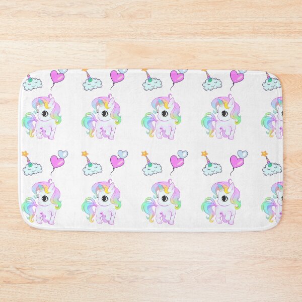 Item preview, Cute Pastel Unicorn with Hearts & Magic designed and sold by Emianartstudio.