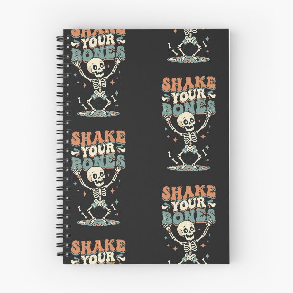 Item preview, Shake Your Bones Funny Dancing Skeleton Retro Groovy Halloween Spooky Design designed and sold by ASfindsStore.