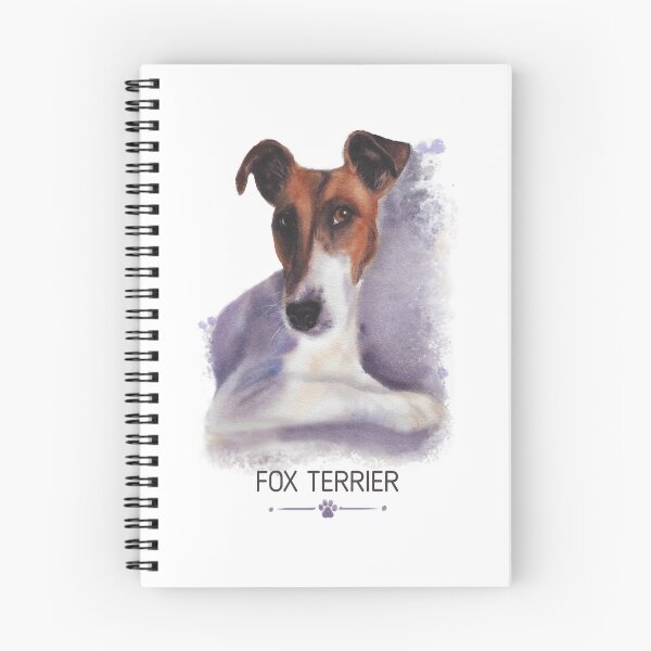 Item preview, Fox Terrier Dog Lover Gift Watercolor Breed Illustration designed and sold by olenapetol.
