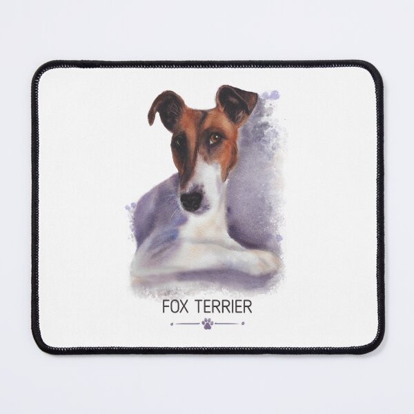 Item preview, Fox Terrier Dog Lover Gift Watercolor Breed Illustration designed and sold by olenapetol.