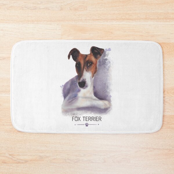 Item preview, Fox Terrier Dog Lover Gift Watercolor Breed Illustration designed and sold by olenapetol.