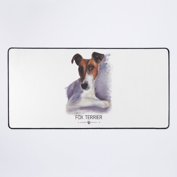 Item preview, Fox Terrier Dog Lover Gift Watercolor Breed Illustration designed and sold by olenapetol.